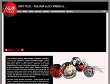 Tablet Screenshot of hartpress.cz